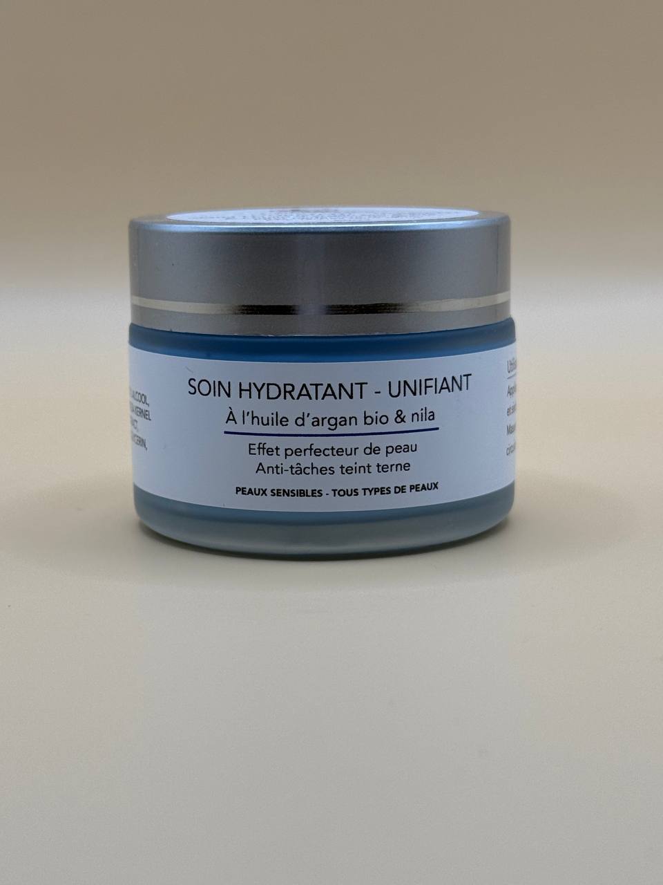 Soin Hydratant & Unifiant - Huile Argan Bio & Nila