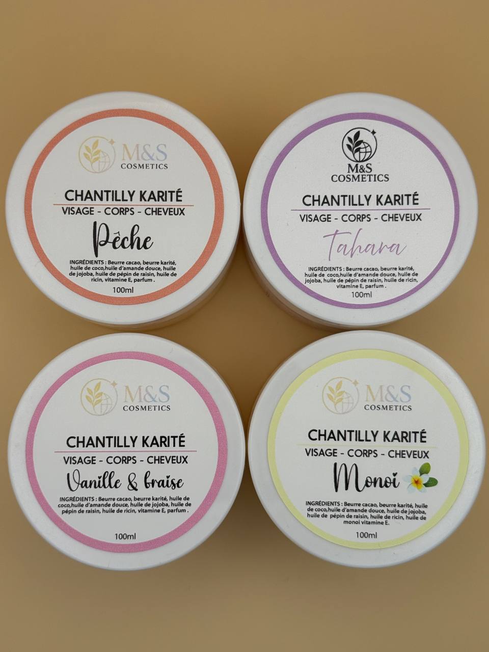 Chantilly Karité & Cacao - Visage Corps Cheveux