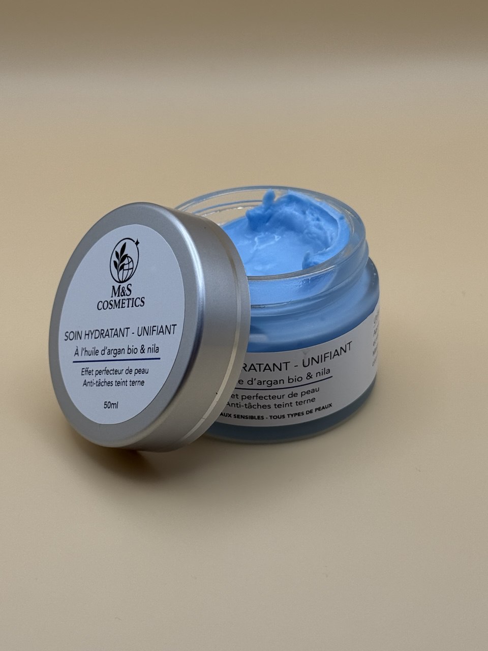 Soin Hydratant & Unifiant - Huile Argan Bio & Nila