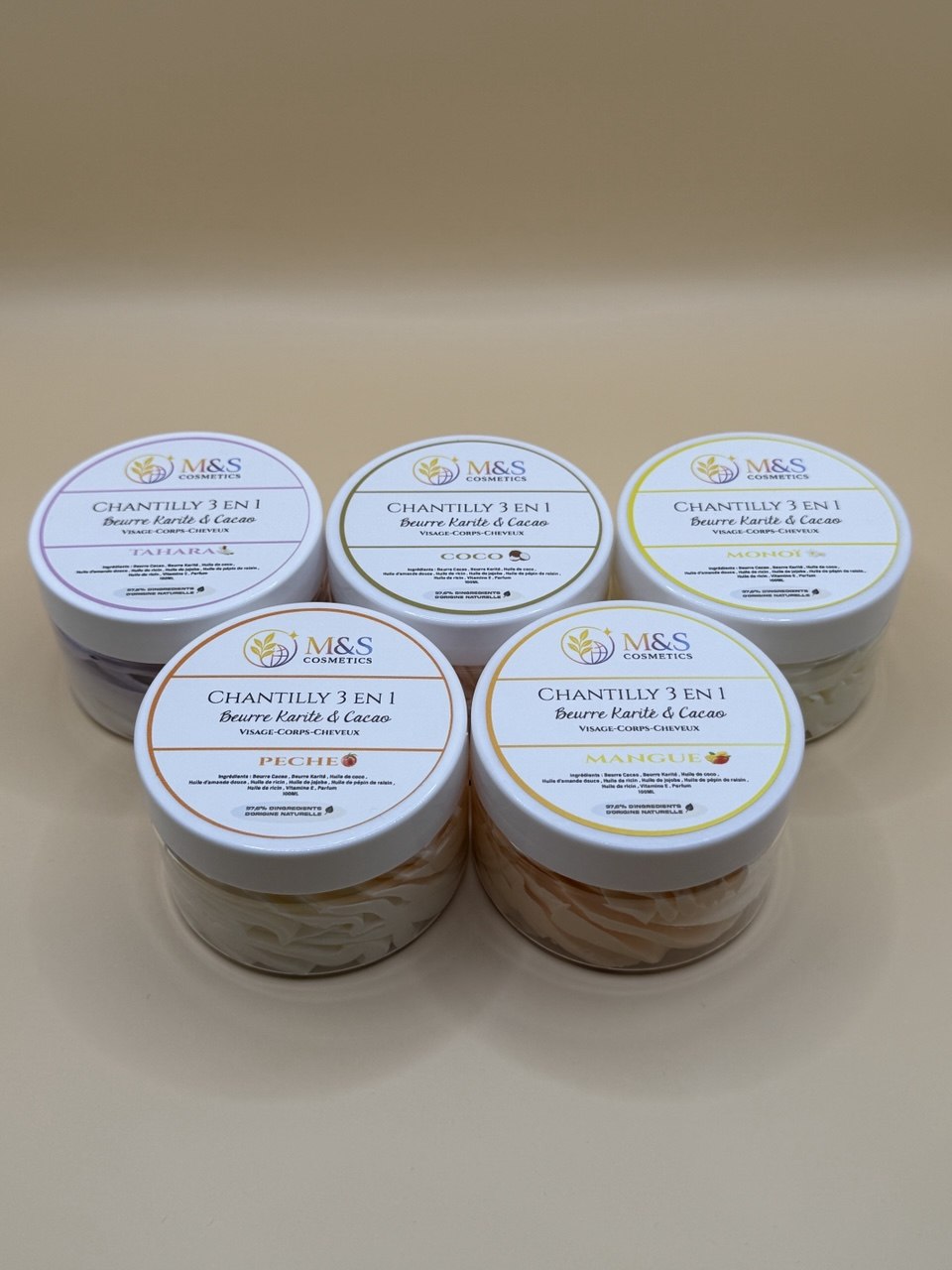 Chantilly Karité & Cacao - Visage Corps Cheveux
